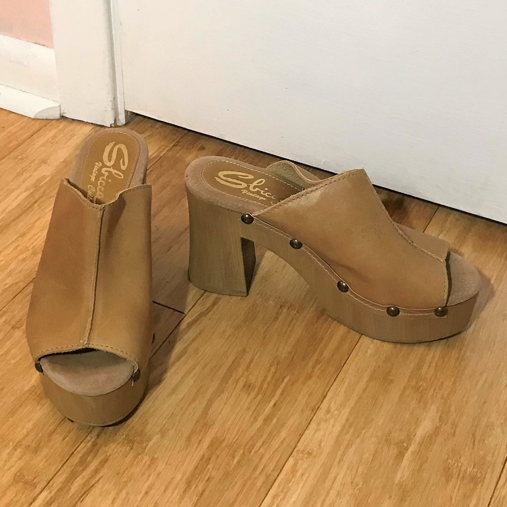 Sbicca Platform Mules